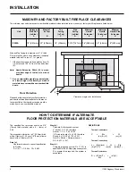 Preview for 8 page of Regency Fireplace Products I1200S Wood Insert Owners & Installation Manual