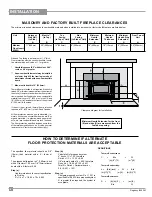 Предварительный просмотр 8 страницы Regency Fireplace Products I2403M Owners & Installation Manual