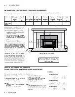 Предварительный просмотр 8 страницы Regency Fireplace Products I2404M Owners & Installation Manual