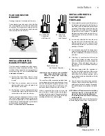 Предварительный просмотр 9 страницы Regency Fireplace Products I2404M Owners & Installation Manual