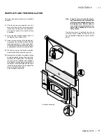 Предварительный просмотр 11 страницы Regency Fireplace Products I2404M Owners & Installation Manual