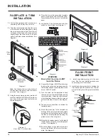 Предварительный просмотр 10 страницы Regency Fireplace Products I31-2 Owners & Installation Manual