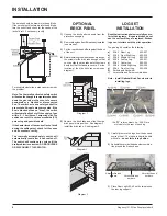 Preview for 8 page of Regency Fireplace Products I31-LPG3 Owners And Installation Manual