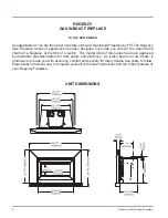 Предварительный просмотр 2 страницы Regency Fireplace Products IG34-LPG Owners & Installation