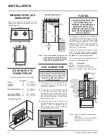 Предварительный просмотр 6 страницы Regency Fireplace Products IG34-LPG Owners & Installation