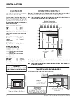 Предварительный просмотр 8 страницы Regency Fireplace Products P33-LP4 Owners & Installation Manual