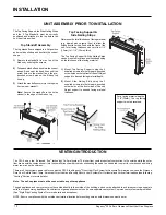 Предварительный просмотр 10 страницы Regency Fireplace Products P33-LP4 Owners & Installation Manual