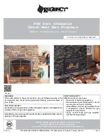 Предварительный просмотр 1 страницы Regency Fireplace Products P36-LP4 Propane Owners & Installation Manual