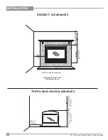 Предварительный просмотр 12 страницы Regency Fireplace Products P36-LP4 Propane Owners & Installation Manual