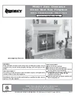 Regency Fireplace Products P36D-LP1 Owners & Installation Manual предпросмотр