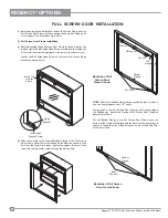 Предварительный просмотр 54 страницы Regency Fireplace Products P36D-LP1 Owners & Installation Manual