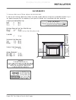 Предварительный просмотр 7 страницы Regency Fireplace Products P48-1 Owners & Installation Manual