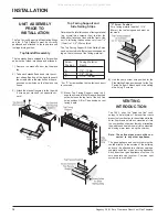 Предварительный просмотр 10 страницы Regency Fireplace Products P48-1 Owners & Installation Manual