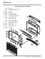 Предварительный просмотр 44 страницы Regency Fireplace Products P48-1 Owners & Installation Manual