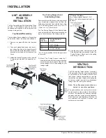 Предварительный просмотр 10 страницы Regency Fireplace Products P48 Owners & Installation Manual