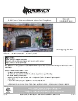 Regency Fireplace Products P90-LP10 Owners & Installation Manual предпросмотр