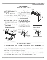 Preview for 9 page of Regency Fireplace Products PG33 Owners & Installation Manual