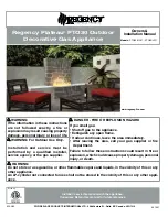 Preview for 1 page of Regency Fireplace Products Plateau PTO30 Owners & Installation Manual