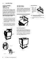 Preview for 8 page of Regency Fireplace Products Pro Series Owners & Installation Manual