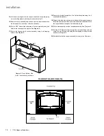 Предварительный просмотр 14 страницы Regency Fireplace Products PROFIBUS I1150S Owners & Installation Manual