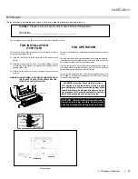 Предварительный просмотр 15 страницы Regency Fireplace Products PROFIBUS I1150S Owners & Installation Manual