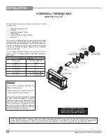 Предварительный просмотр 24 страницы Regency Fireplace Products Regency Horizon HZ40E-LP2 Owners & Installation Manual