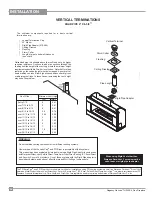 Предварительный просмотр 28 страницы Regency Fireplace Products Regency Horizon HZ40E-LP2 Owners & Installation Manual