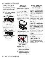 Preview for 22 page of Regency Fireplace Products U38-LP10 Owners & Installation Manual