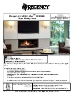 Regency Fireplace Products U900E-LP11 Owners & Installation Manual предпросмотр