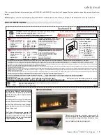 Предварительный просмотр 5 страницы Regency Fireplace Products U900E-LP11 Owners & Installation Manual