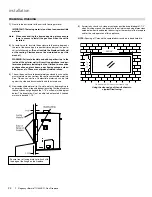 Предварительный просмотр 24 страницы Regency Fireplace Products U900E-LP11 Owners & Installation Manual