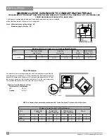 Preview for 8 page of Regency Alterra CS1203 Owners & Installation Manual