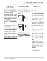 Предварительный просмотр 9 страницы Regency Alterra F175B-1 Owners & Installation Manual