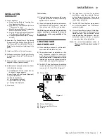 Предварительный просмотр 9 страницы Regency B41XTE-LP10 Owners & Installation Manual