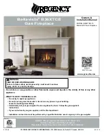 Regency bellavista B36XTCE Owners & Installation Manual preview