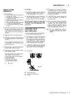 Preview for 9 page of Regency bellavista B36XTCE Owners & Installation Manual