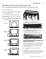 Preview for 19 page of Regency bellavista B36XTCE Owners & Installation Manual