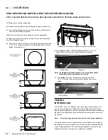 Preview for 22 page of Regency Bellavista B36XTE Owners & Installation Manual