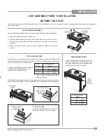 Preview for 15 page of Regency Bellavista B41XT-LP1 Owners & Installation Manual