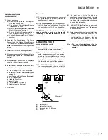 Предварительный просмотр 9 страницы Regency Bellavista B41XTCE Owners & Installation Manual