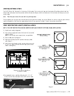 Предварительный просмотр 19 страницы Regency Bellavista B41XTCE Owners & Installation Manual