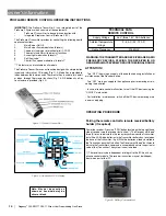 Предварительный просмотр 14 страницы Regency C34-LP11 Owners & Installation Manual