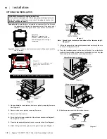 Предварительный просмотр 18 страницы Regency C34-LP11 Owners & Installation Manual