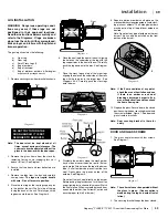 Предварительный просмотр 39 страницы Regency C34-LP11 Owners & Installation Manual