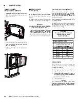 Предварительный просмотр 40 страницы Regency C34-LP11 Owners & Installation Manual