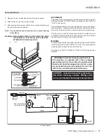 Preview for 23 page of Regency Cassic F2450 Owners & Installation Manual