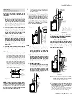 Предварительный просмотр 47 страницы Regency CB40E-LP11 Owners & Installation Manual