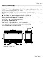 Preview for 45 page of Regency CB40E-LP12 Owners & Installation Manual