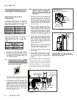 Предварительный просмотр 54 страницы Regency City CV72E-LP11 Owners & Installation Manual