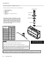 Предварительный просмотр 56 страницы Regency City CV72E-LP11 Owners & Installation Manual